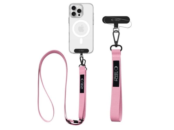 Tech-Protect C65 rep crossbody-rem - Rosa