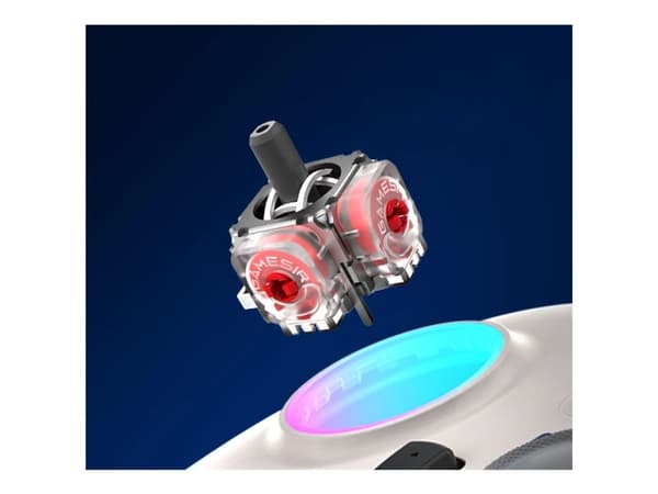 GameSir Nova HD Rumble - Håndkonsoll - trådløs - Bluetooth - retro white - for Nintendo Switch, Android, iOS, PC