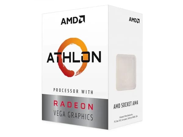 AMD Athlon 3000G - 3.5 GHz - 2 kärnor - 4 trådar - 4 MB cache - Socket AM4 - Box