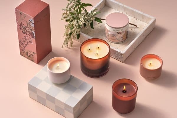ILLUME Terra Tabac Box Glasljus, Brun,