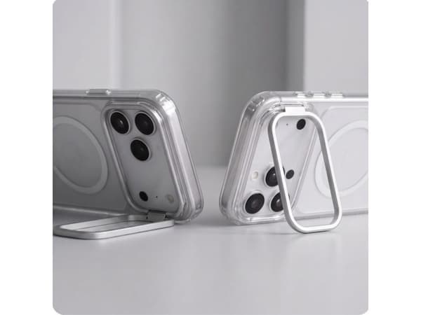 Tech-Protect MagStand MagSafe CC Case for iPhone 18 Pro / 17 Pro - Transparent