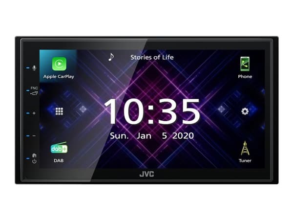 JVC KW-M565DBT Bilradio Apple CarPlay / Android Auto, DAB og Bluetooth