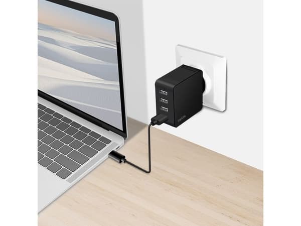 LogiLink PA0336, Innendørs, AC, 5 V, 4,8 A, Sort
