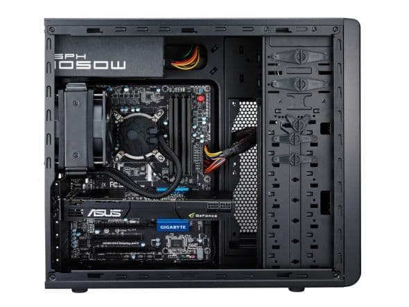 Cooler Master CM Force 500 - Torni - ATX - ei virtalähdettä (ATX / PS/2) - musta - USB/ääni