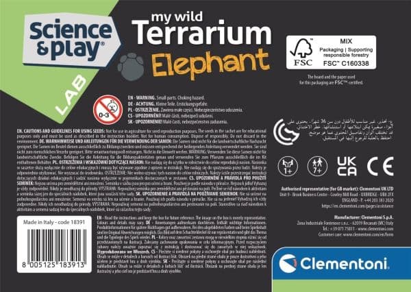Clementoni Mini-terrarium – Elefant
