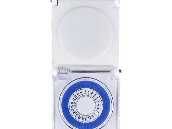 Plastrol mekanisk timer 24h IP44 SCHUKO PC-2M/S/44