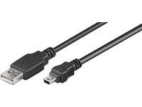 MicroConnect - USB-kaapeli - USB uros - mini-USB tyyppi B uros - 1,8 m