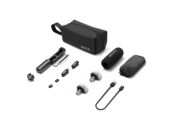 BOYA MAGIC-05 trådlös mikrofon 2,4 GHz USB-C - svart