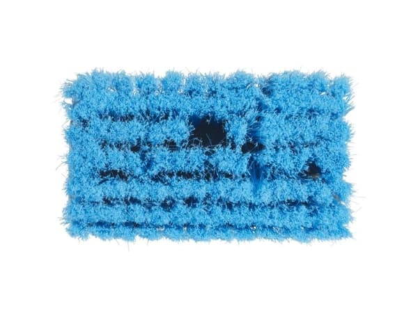 Borste med vattenstråle, Vikan, blå, PP, 15 cm, mjuk, slitsad