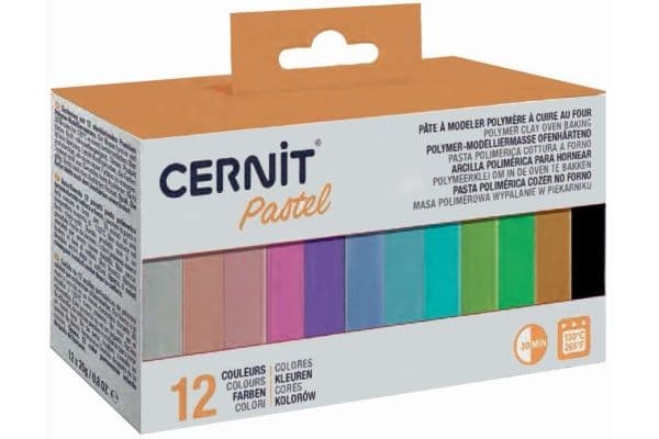 Cernit setbox 12x25 g, pastell