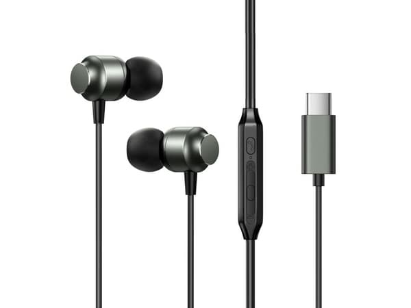 Joyroom JR-EC06 USB-C øretelefoner - grå