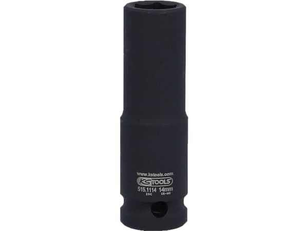 KS Tools 515.1114, Kraftpipe, Sort, 1 hoder, 1/2", Metrisk, 14 mm