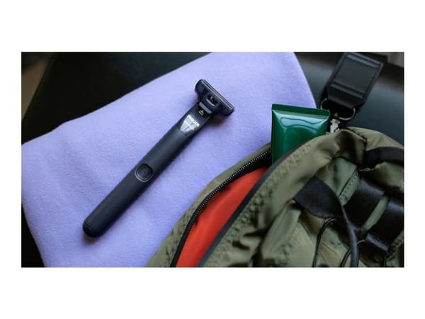 Philips OneBlade QP1424 - Trimmer - trådløs - trekullgrå