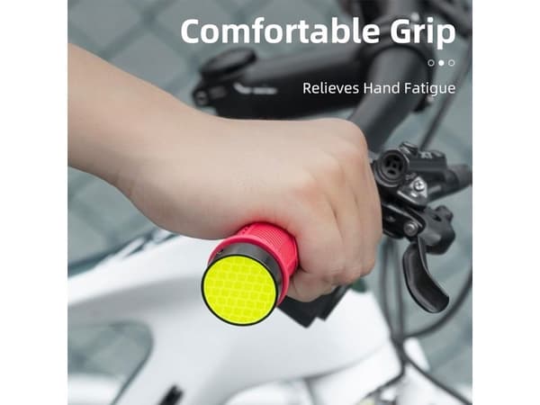 RockBros grepp/handtag cykel TPR med reflex - röda