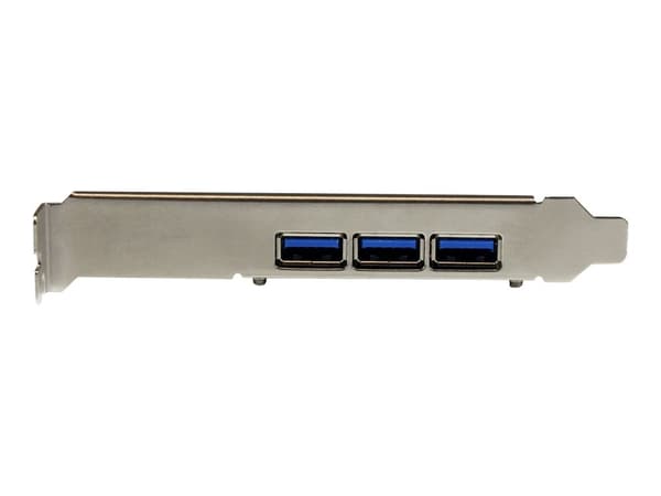 StarTech.com 4 Port PCI Express USB 3.0-kort - PCIe - USB 3.0 - 2.0 - 5 Gbit/sek - 3m - CE - FCC (PEXUSB3S42)