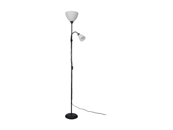 EGLO MONTANINI-E golvlampa H1760 E27/E14 svart