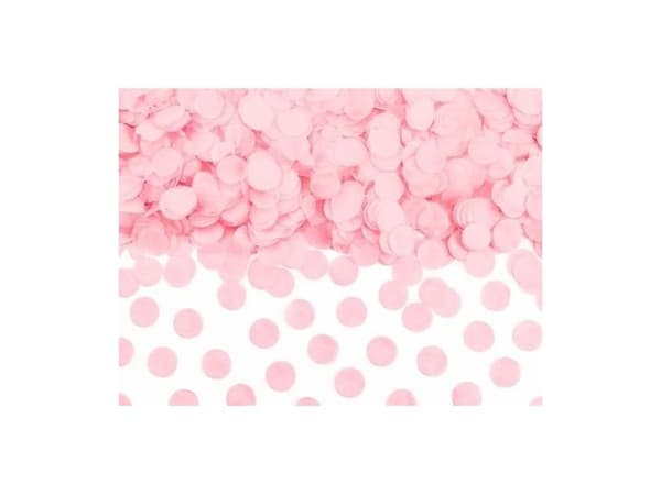 Vaaleanpunainen paperikonfetti 15g