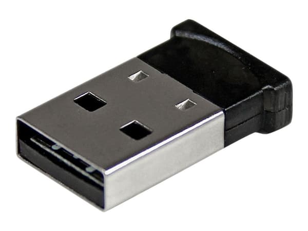 Startech Bluetooth Adapter - Mini Bluetooth 4.0 USB Adapter - 50m/165ft Wireless Bluetooth Dongle - Smart Ready LE+EDR (USBBT1EDR4) - Nettverksadap...