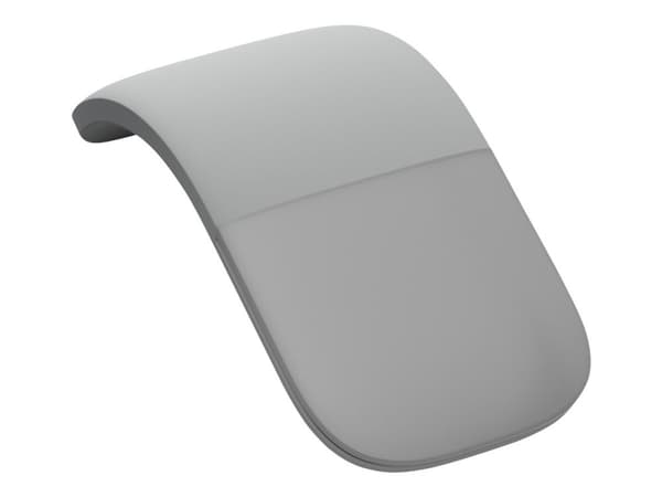 Microsoft Surface Arc Mouse - Mus - optisk - 2 knapper - trådløs - Bluetooth 4.1 - lysegrå - kommersiell