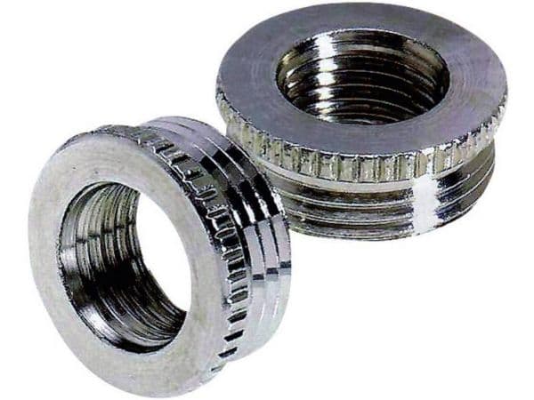 Lapp 52104311, Låsmutter, mässing, Nickel, Silver, Krom, -60 - 200 ° C, 100 styck