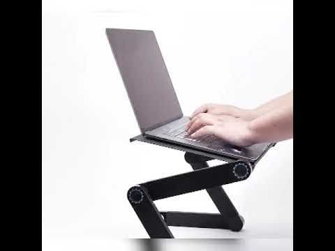 Sonoss SG Laptopbord Easy Sort, hopfällbart