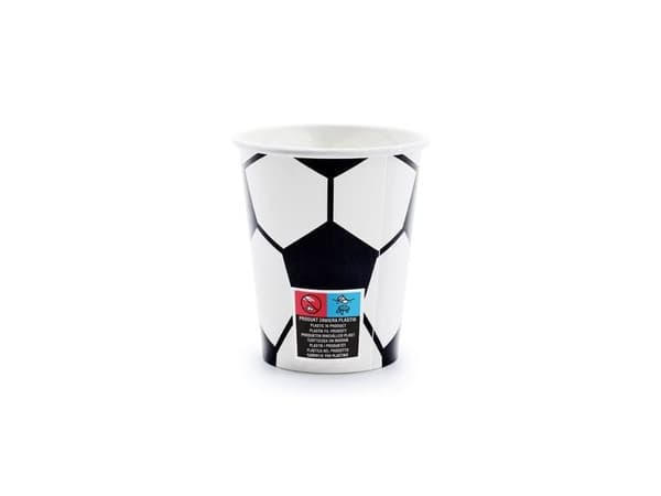 Jalkapallopahvimukit, 6 kpl
