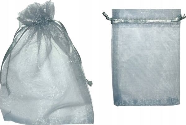 MFP papper Organza påsar silver 15x10cm 10st