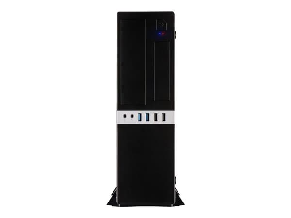 Inter-Tech IT-503, Mini Tower, PC, Musta, mikro ATX, Mini-ITX, Metalli, Koti /Toimisto