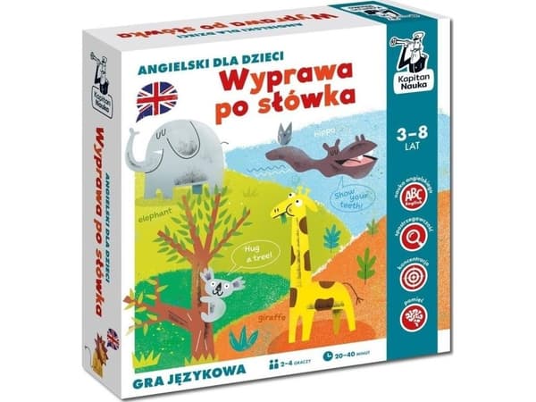 Kapitan Nauka. Engelska för barn edu-spel