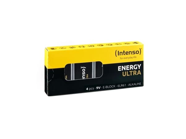 Intenso alkaliske batteri E-blokk LR61 9V (7501454)