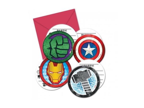 Avengers invitasjoner