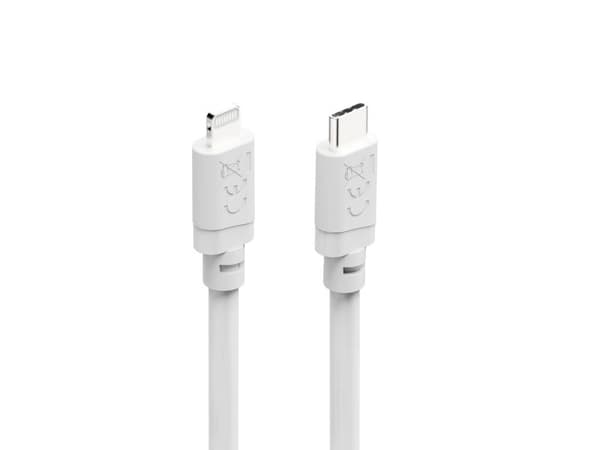 Hama 00201816, 2 m, Lightning, USB C, Hankjønn, Hankjønn, Hvit