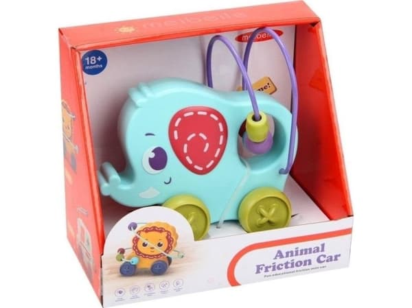 An elephant to be pushed