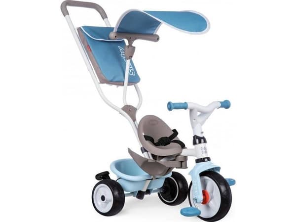 Smoby Balade Plus, 1 år, 3 hjul, Sort, Blå, Grå, Hvit