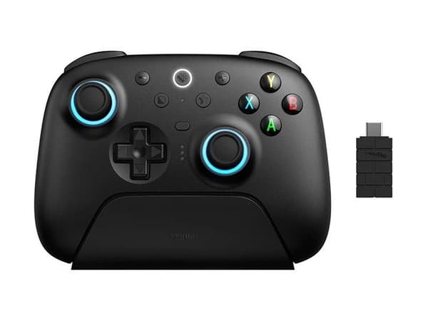 8Bitdo Ultimate 2 - Håndkonsoll - trådløs - 2.4 GHz/Bluetooth - svart - for Nintendo Switch, Nintendo Switch 2