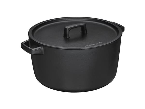 Gryta med lock Folken 6 L emaljerad