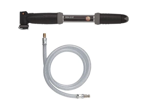 Testo 0554 3157, Handluftpump, Universal, Svart, Silver, I-grepp