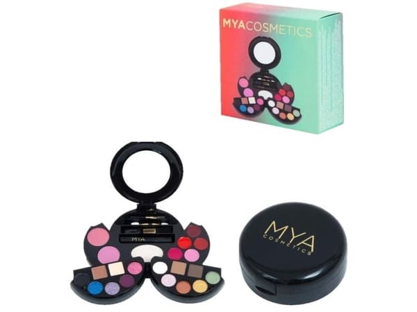 Mya Kits make-up palette med 23 färger