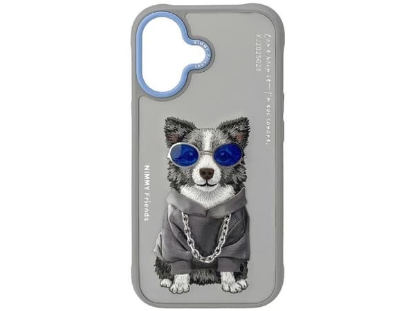 Nimmy briller cool iPhone 17-etui - grå