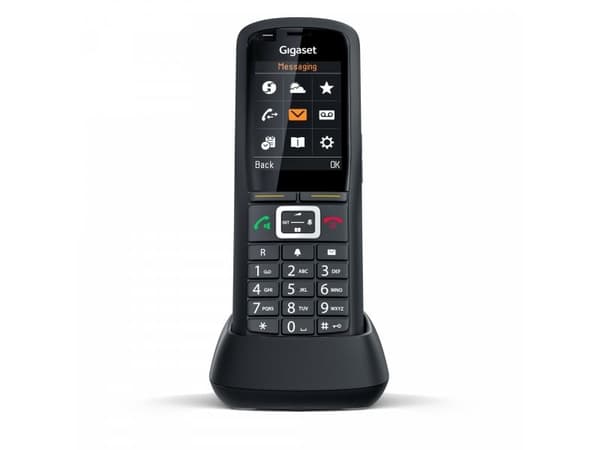 Gigaset R700H Pro - Trådlös förlängningshandenhet - med Bluetooth interface - DECT\GAP\CAT-iq - svart