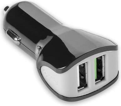Celly CC2USBTURBOBK, Auto, USB, Musta, Harmaa