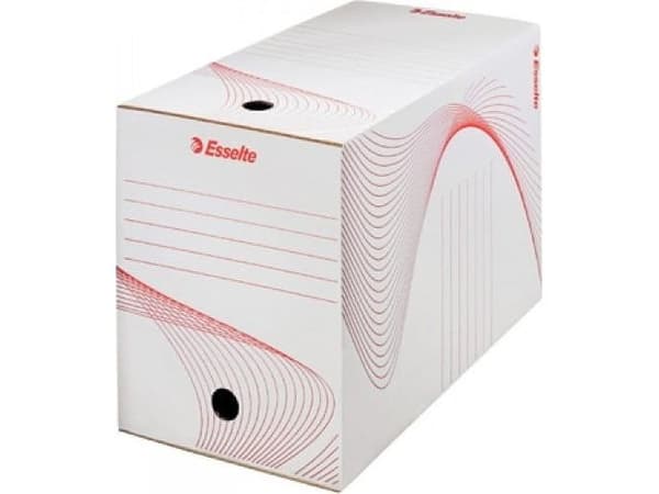 Esselte - Boxfil - ryggbredd: 100 mm - kapacitet: 1000 ark - vit