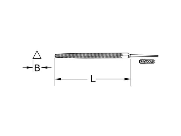 KS Tools 1610407 fil 300 mm 1 stk