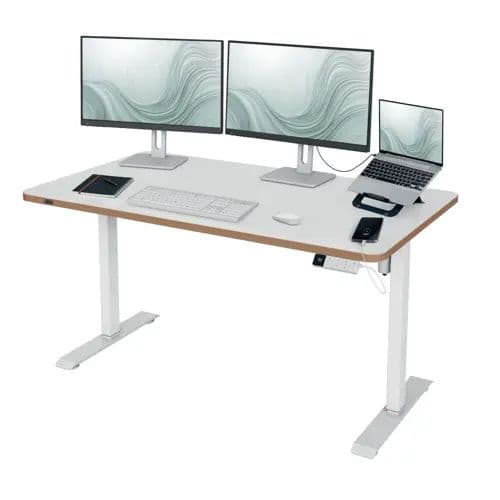 Hævesænkebord, Leitz Ergo, 800x1400 hvid