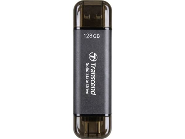 Ulkoinen SSD|TRANSCEND|ESD310C|128GB|USB-C|USB|3D NAND|TS128GESD310C