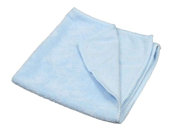 Microfiberklud blå 40x40cm 10stk/pak - (10 stk.)
