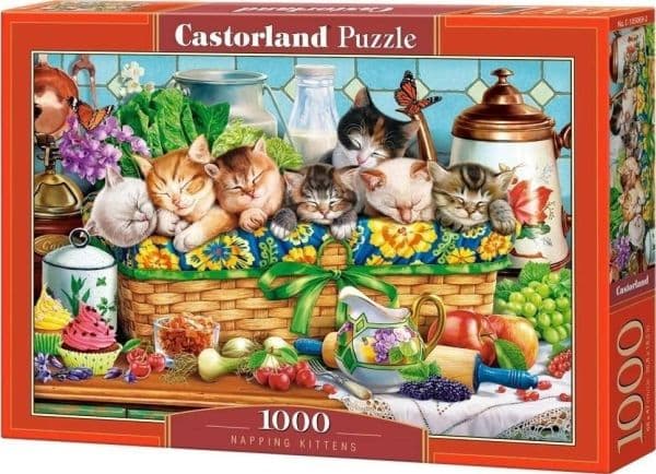 Pussel 1000 bitar Sleeping cats