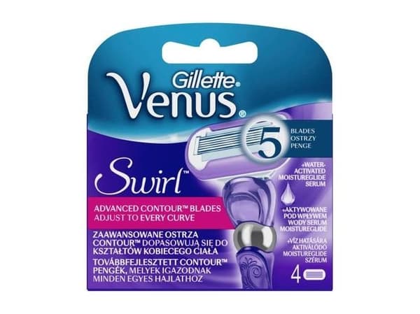 Gillette Venus Swirl Extra Smooth utskiftbare hoder 4 stk
