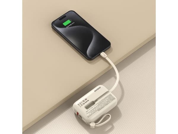 Dudao K14 10000 mAh USB-C / Lightning beige