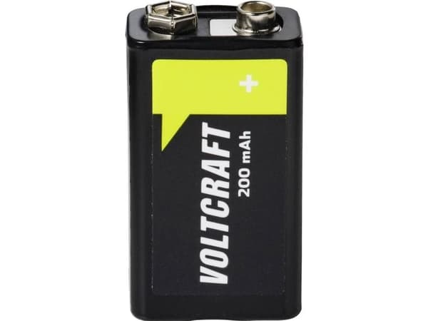 9V blockbatteri VOLTCRAFT NiMH 8,4 V 200 mAh, 1 st